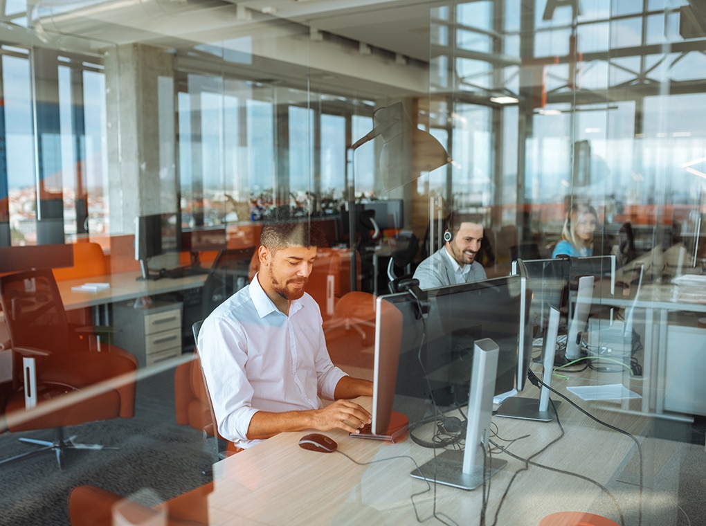 shot,of,a,man,working,in,an,office